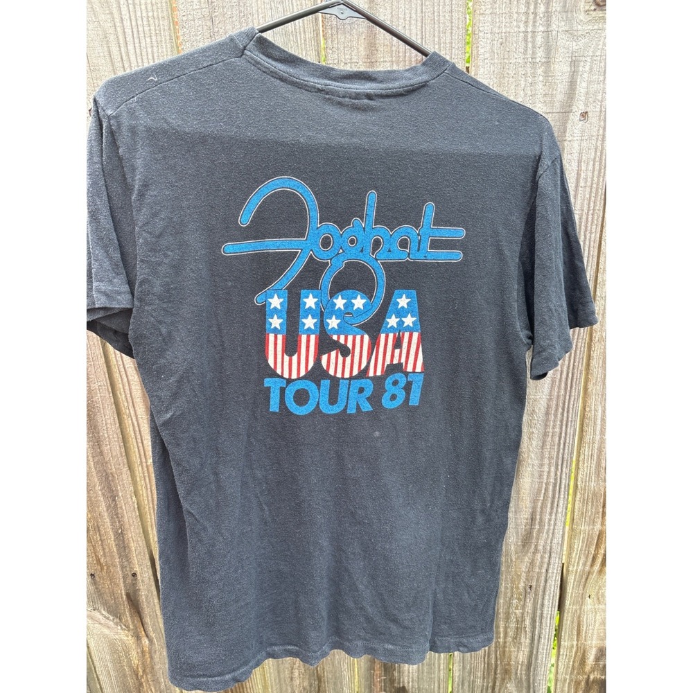 VTG 1981 Foghat USA Tour 81‎ Concert T-Shirt Classic Rock Band 80's | M